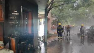 吃瓜群众发现自己家着火,吃瓜群众家中突发大火，紧急逃生记